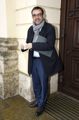 Klaus Holetschek bei der Pressekonferenz zu den aktuellen Entwicklungen der Corona-Pandemie und Verschärfung der Maßnahmen zu deren Eindämmung im Freistaat Bayern im Prinz-Carl-Palais. München, 12.01.2021