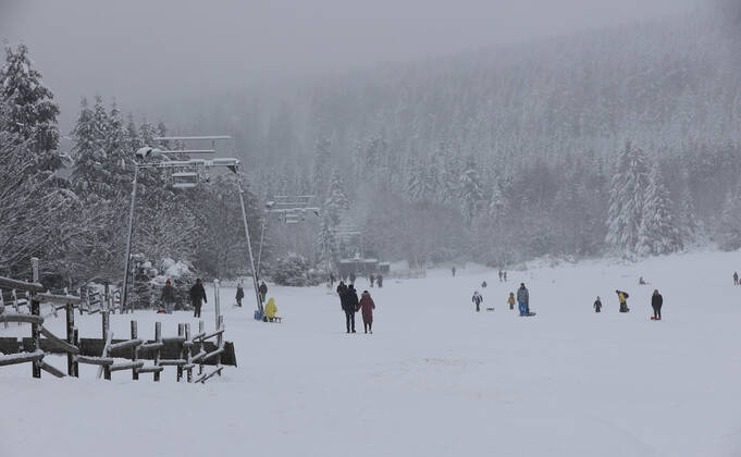 Rodelhang am Torfhaus Harz