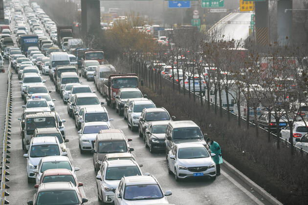 January 12, 2021, Taiyuan, Shanxi, China: The intercity bus lines between Taiyuan and Jinzhong stop running as 2 asymptomatic carriers were found infect the COVID-19 in Taiyuan,Shanxi,China on 12th January, 2021. Taiyuan China - ZUMAt151 20210112_zia_t151_008 Copyright: xTpgx