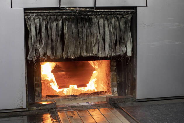 Deutschland, Sachsen, Städtisches Bestattungswesen Meißen GmbH, Krematorium, Verbrennung von Toten mit Covid19, 14.01.2021