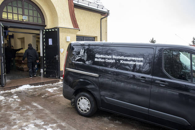 Deutschland, Sachsen, Städtisches Bestattungswesen Meißen GmbH, Krematorium, 14.01.2021