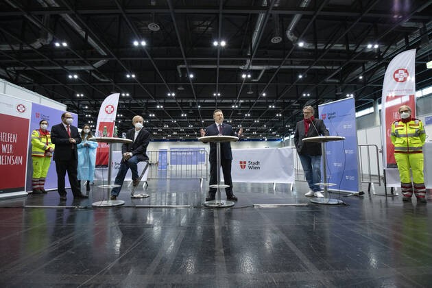 Messe Wien: Start Großimpfaktion