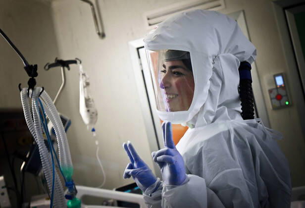 Rome, Spallanzani Intensive Care Hospital, High Containment Department.  Copyright: xRomax xIPAx xRomax