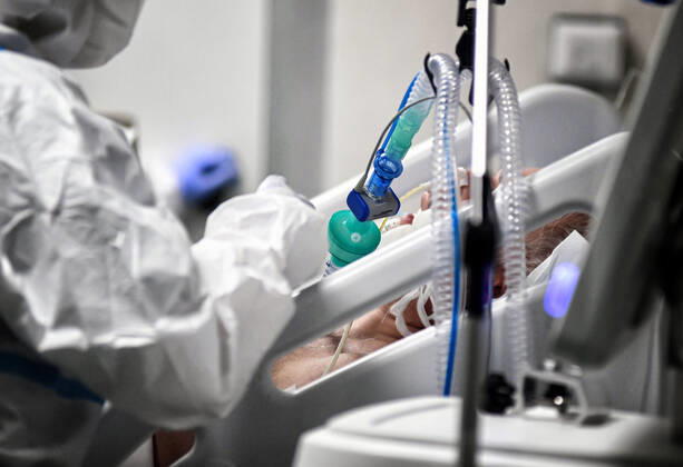 Rome, Spallanzani Intensive Care Hospital, High Containment Department.  Copyright: xRomax xIPAx xRomax