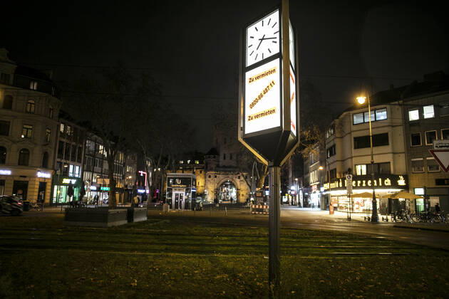 News Bilder des Tages Ausgangssperre Corona Lockdown Köln Deutschland 18.01.2021 Chlodwigplatz Köln