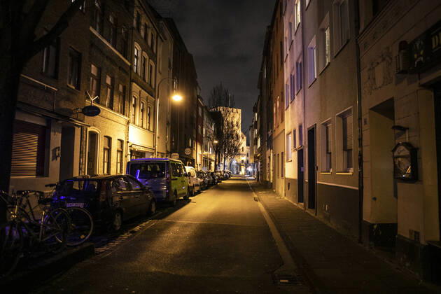 Ausgangssperre Corona Lockdown Köln Deutschland 18.01.2021 Im Ferkulum Köln