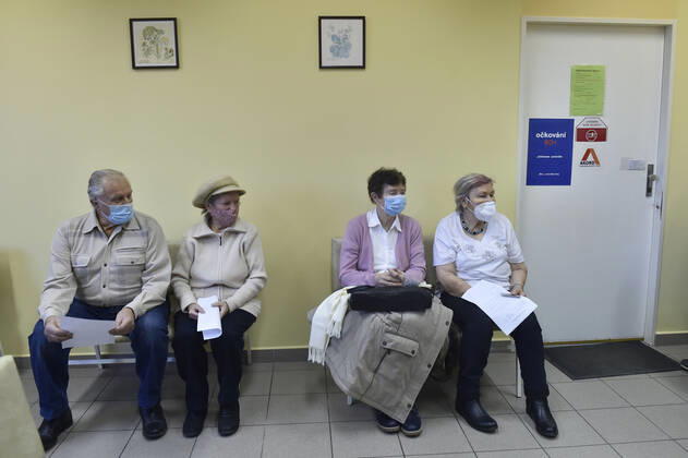 The South Moravian Region starts vaccination of people aged over 80 against coronavirus in Tesany, Czech Republic on January 20, 2021. (CTKxPhoto VaclavxSalek) CTKPhotoP202101200231101  sal 09