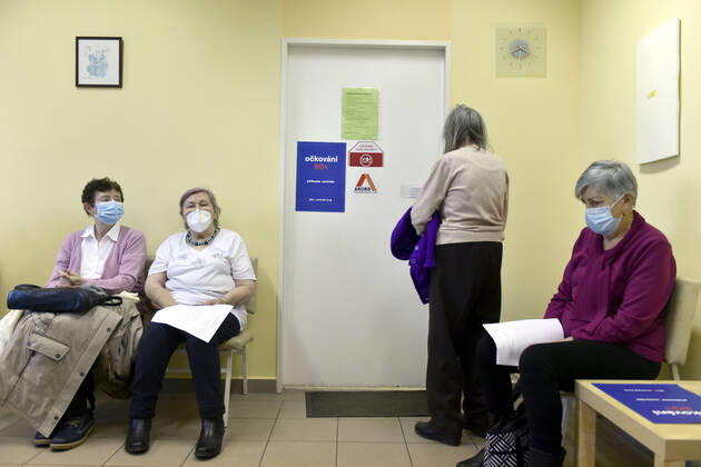 The South Moravian Region starts vaccination of people aged over 80 against coronavirus in Tesany, Czech Republic on January 20, 2021. (CTKxPhoto VaclavxSalek) CTKPhotoP202101200234701  sal 06