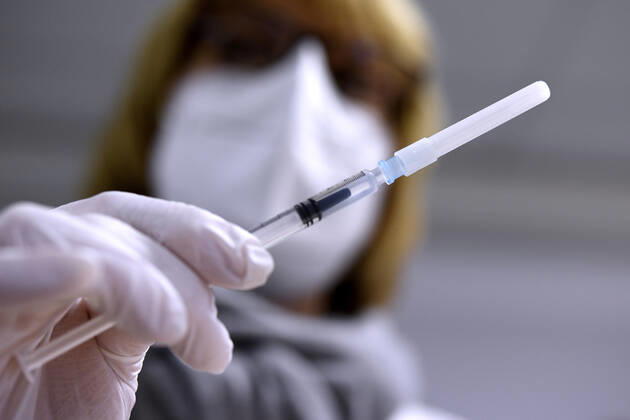 BIONTECH PFIZER CORONA COVID 19 Impfung im JOHANNITER Senioren Stift Meerbusch am 20.01.2021 in Meerbusch