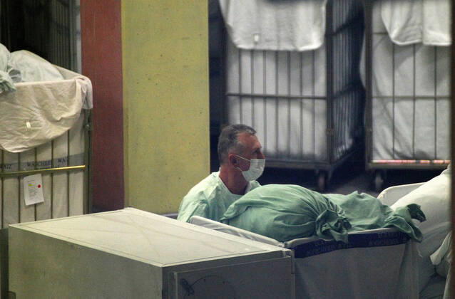 Klinikum Nord Nurnberg during the Hard Lockdown of the Covid 19 Coronavirus Pandemie in Nurnberg Nuremberg , Bayern , Deutschland . January 20 , 2021.