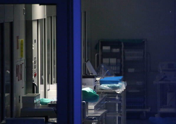 Klinikum Nord Nurnberg during the Hard Lockdown of the Covid 19 Coronavirus Pandemie in Nurnberg Nuremberg , Bayern , Deutschland . January 20 , 2021.