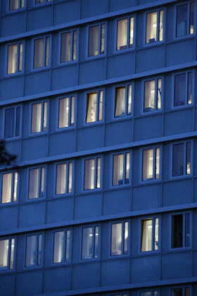 Klinikum Nord Nurnberg during the Hard Lockdown of the Covid 19 Coronavirus Pandemie in Nurnberg Nuremberg , Bayern , Deutschland . January 20 , 2021.