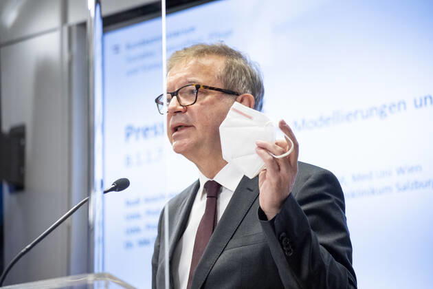 Coronavirus Pressekonferenz Wien: Virus Mutation B.1.1.7