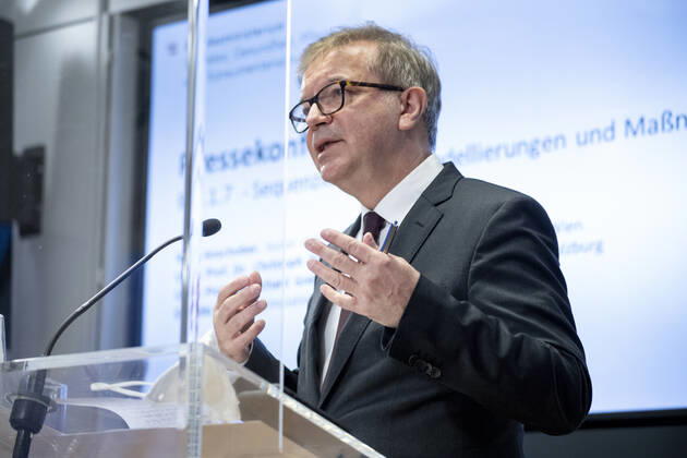 Coronavirus Pressekonferenz Wien: Virus Mutation B.1.1.7