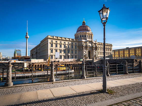 Berlin Mitte, Museumsinsel: Humboldt-Forum Berlin am Schloßplatz Berlin Museumsinsel