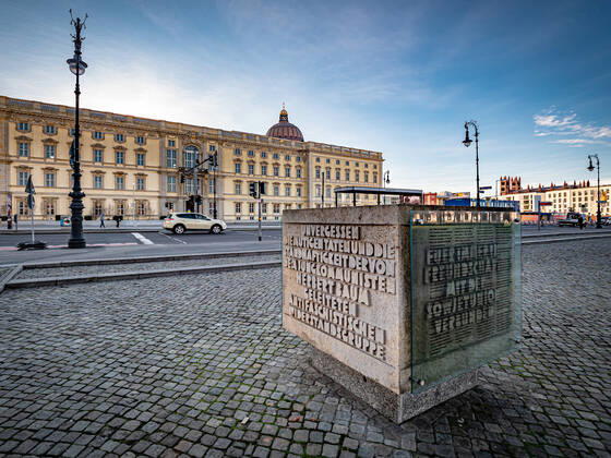 Berlin Mitte, Museumsinsel: Humboldt-Forum Berlin am Schloßplatz Berlin Museumsinsel