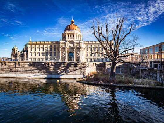 Berlin Mitte, Museumsinsel: Humboldt-Forum Berlin am Schloßplatz Berlin Museumsinsel