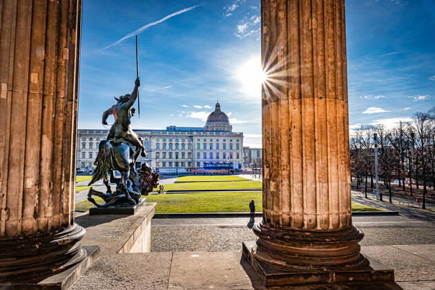 Berlin Mitte, Museumsinsel: Humboldt-Forum Berlin am Schloßplatz Berlin Museumsinsel