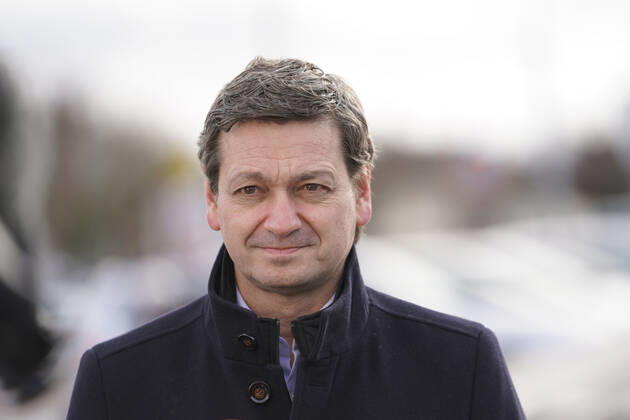 CDU Spitzenkandidat Christian Baldauf besucht das Impfzentrum in Lahnstein Aktuell, 21.01.2021, Lahnstein, Christian Baldauf CDU Spitzenkandidat im Portrait beim Besuch des Impfzentrums im Rhein-Lahn-Kreis in Lahnstein