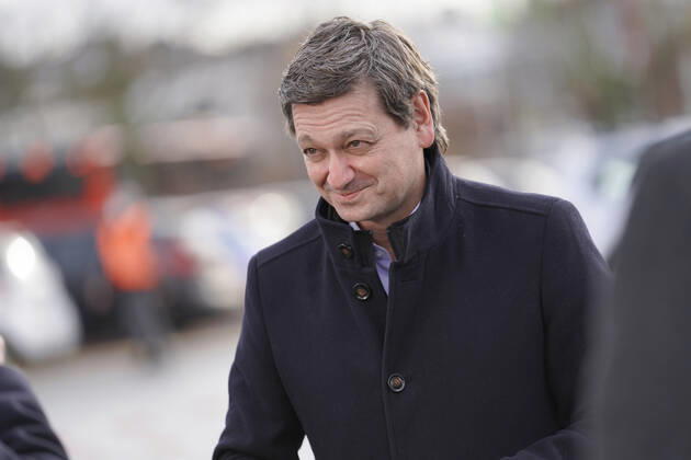 CDU Spitzenkandidat Christian Baldauf besucht das Impfzentrum in Lahnstein Aktuell, 21.01.2021, Lahnstein, Christian Baldauf CDU Spitzenkandidat im Portrait beim Besuch des Impfzentrums im Rhein-Lahn-Kreis in Lahnstein Lahnstein Rheinland-Pfalz Deutschland