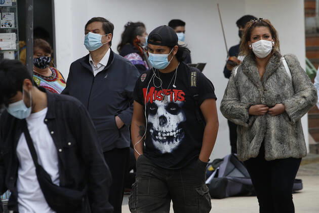 Vina del Mar, January 20, 2021 Daily life in the city center during coronavirus emergency Sebastian Cisternas Aton Chile, Santiago Chile Aton 482396  Copyright: SEBASTIANxCISTERNAS ATONxCHILE