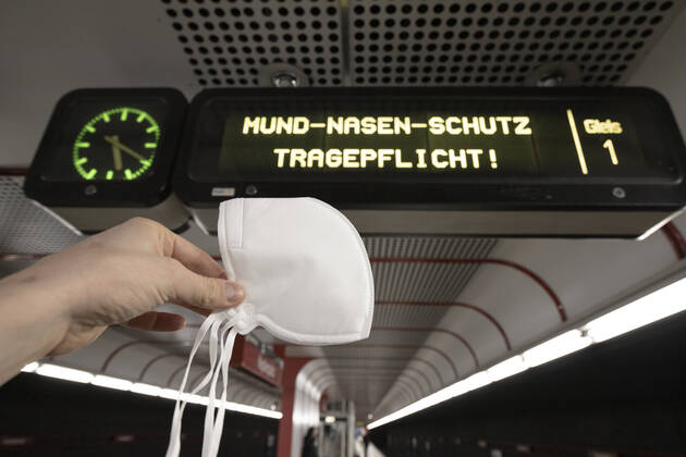 FFP-2 Maskenpflicht in den öffentlichen Verkehrsmitteln