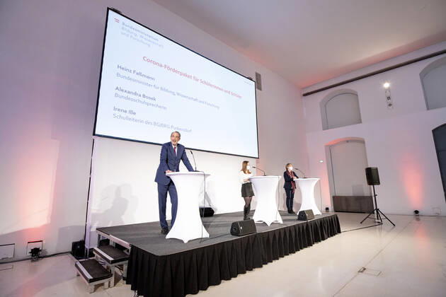 Pressekonferenz Wien: Corona-Förderpaket für Schülerinnen und Schüler