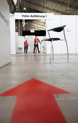 Kreisimpfzentrum Messe Stuttgart. Kreisimpfzentrum Messe Stuttgart.