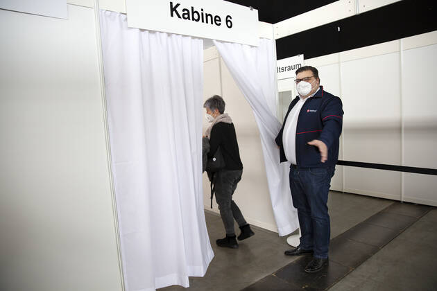 Kreisimpfzentrum Messe Stuttgart. Kreisimpfzentrum Messe Stuttgart.