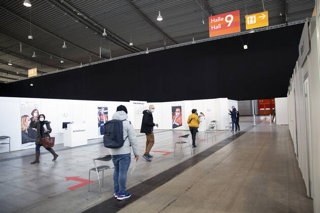 Kreisimpfzentrum Messe Stuttgart. Kreisimpfzentrum Messe Stuttgart.