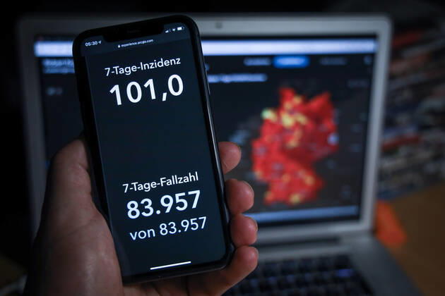 Coronavirus in Deutschland - Covid-19-Dashboard des Robert Koch-Institut 27.01.2021: Robert Koch-Institut: 7-Tage-Inzidenz 101,0. 7-Tage-Fallzahl 83.957