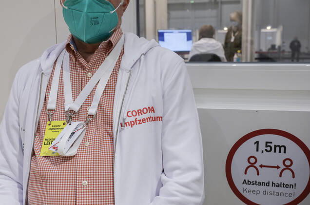 GERMANY, corona virus GERMANY, Hamburg, corona pandemic, largest vaccination center in germany, for daily max 7000 people