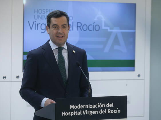 The President of the Junta de Andalucia, Juanma Moreno, during his visit to the new facilities of the Virgen del Rocio Children s Hospital. In Seville (Andalusia, Spain), 27 January 2021. 27 JANUARY 2021 Maria Josà Lopez LagenciaEP 01 27 2021 Seville (Andalusia) Seville (Andalusia) Spain Copyright: xMariaxJosà xLopezx 3535964