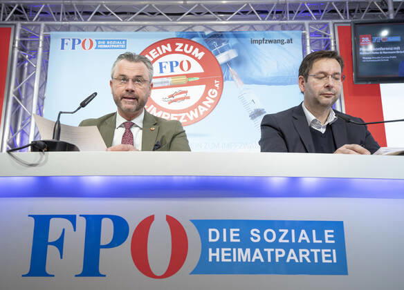 FPÖ Presskonferenz: Aktuelle Corona-Politik mit Schwerpunkt Schule