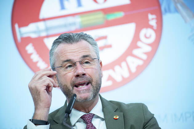 FPÖ Presskonferenz: Aktuelle Corona-Politik mit Schwerpunkt Schule