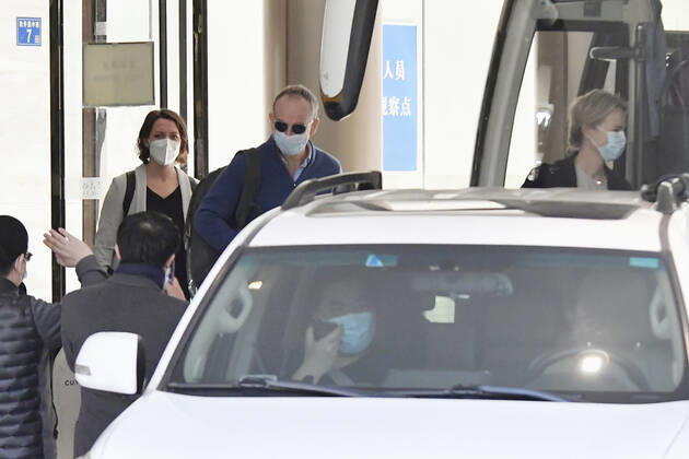 WHO probe into coronavirus origins in Wuhan Investigative team members of the World Health Organization leave their hotel in Wuhan, China, on Jan. 28, 2021, after quarantining for two weeks. They started a full-fledged probe the same day in the city, where the novel coronavirus was first detected in late 2019. 