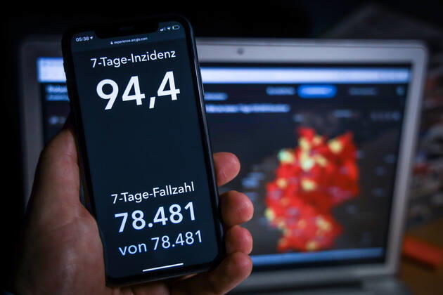 Coronavirus in Deutschland - Covid-19-Dashboard des Robert Koch-Institut 29.01.2021: Robert Koch-Institut: 7-Tage-Inzidenz 94,4. 7-Tage-Fallzahl 74.481