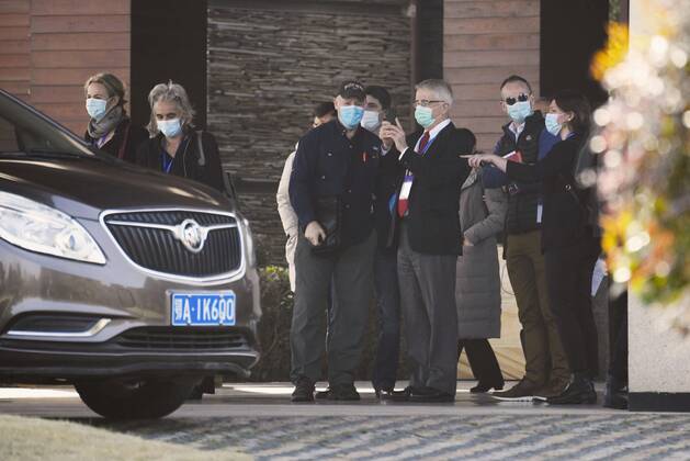 WHO probe into coronavirus origins in Wuhan Investigative team members of the World Health Organization leave their hotel in Wuhan, China, on Jan. 29, 2021, to inspect the city where the novel coronavirus was first detected in late 2019. 