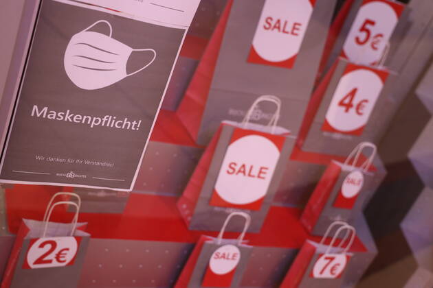 Corona Krise, Handel, Lockdown, Geschlossene Geschäfte Wien, 30. 01. 2021 Maskenpflicht, Konkurs, Rabatte im Handel, Sale, Abverkauf