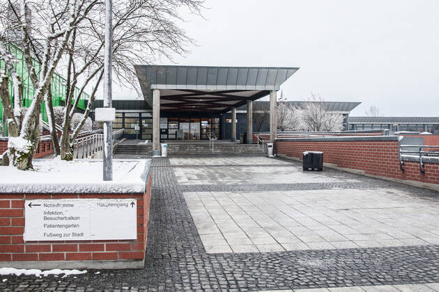 Bamberg, Deutschland 30. Januar 2021: Aussenansicht vom Klinikum Bayreuth in der Preuschwitzer Str. 101 in 95445 Bayreuth. Haupteingang der Klinik. Bayern Copyright: xFotostandx xK.xSchmittx