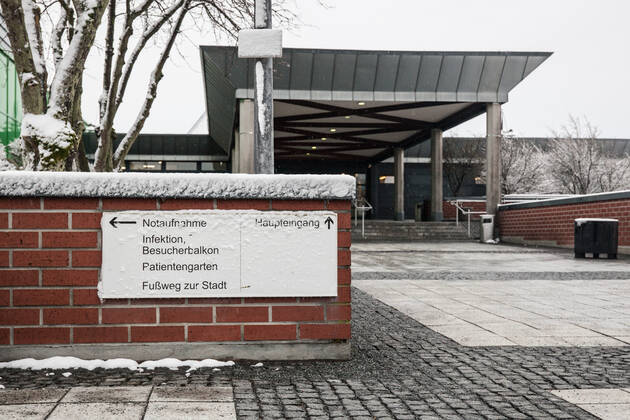 Bayreuth, Deutschland 30. Januar 2021: Aussenansicht vom Klinikum Bayreuth in der Preuschwitzer Str. 101 in 95445 Bayreuth. Haupteingang der Klinik. Bayern Copyright: xFotostandx xK.xSchmittx