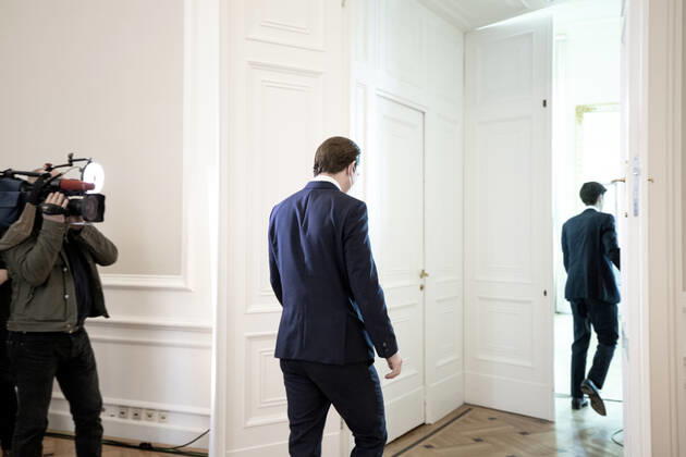 Lockdown- Beratung in Österreich: Videokonferenz der Bundesregierung