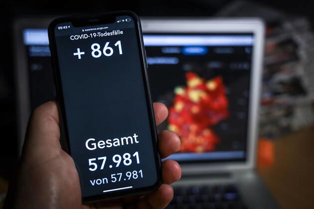 Coronavirus in Deutschland - Covid-19-Dashboard des Robert Koch-Institut 02.02.2021: Robert Koch-Institut: COVID-19-Todesfälle 57.981. Zugang um 861 gegenüber dem Vortag.