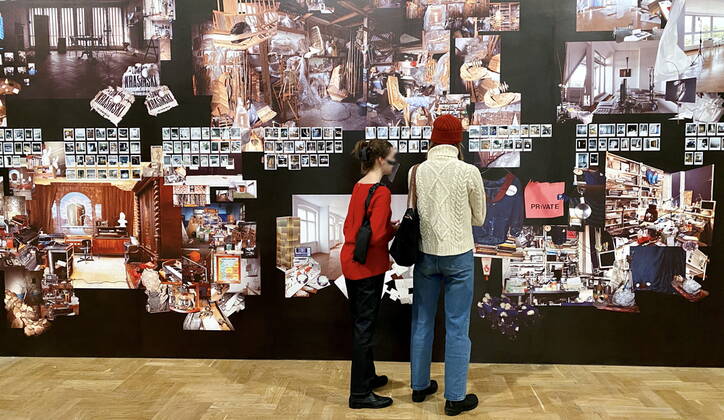Museums and art galleries are open again to the public Museums and art galleries are open again to the public while maintaining the sanitary regime on February 02, 2021 in as the restrictions caused by Covid-19 loosen. Visitors in Zacheta Gallery in Warsaw EN_01462911_0004 