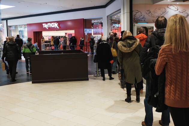 Shopping centres are open again Shopping centres are open again while maintaining the sanitary regime on February 02, 2021 in Wroclaw, Poland as the restrictions caused by Covid-19 loosen. EN_01462912_0014 