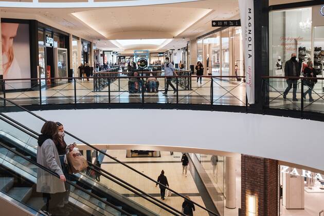 Shopping centres are open again Shopping centres are open again while maintaining the sanitary regime on February 02, 2021 in Wroclaw, Poland as the restrictions caused by Covid-19 loosen. EN_01462912_0019 