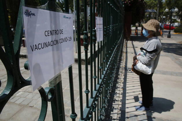 Santiago 2 February 2021 vaccination center to start mass vaccination against Covid 19 Marcelo Hernandez Aton Chile, Santiago Chile Aton 485342  Copyright: MARCELOxHERNANDEZ ATONxCHILE