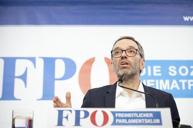 Wien, FPÖ Presskonferenz: ,,Für die Freiheit
