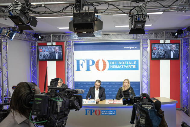 Wien, FPÖ Presskonferenz: ,,Für die Freiheit