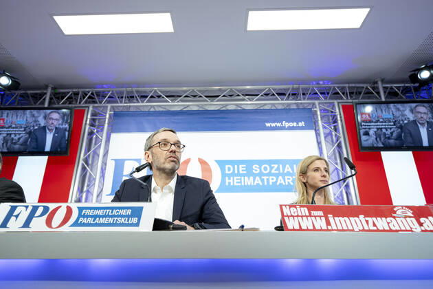 Wien, FPÖ Presskonferenz: ,,Für die Freiheit